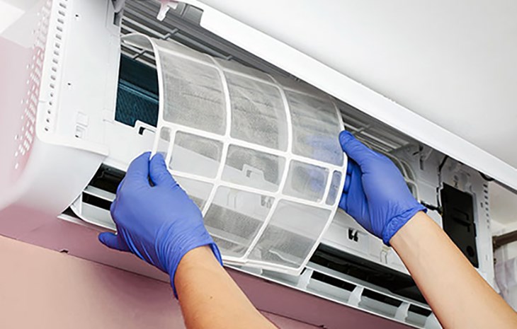 Bảo dưỡng vệ sinh điều hòa daikin tiêu chuẩn 5S