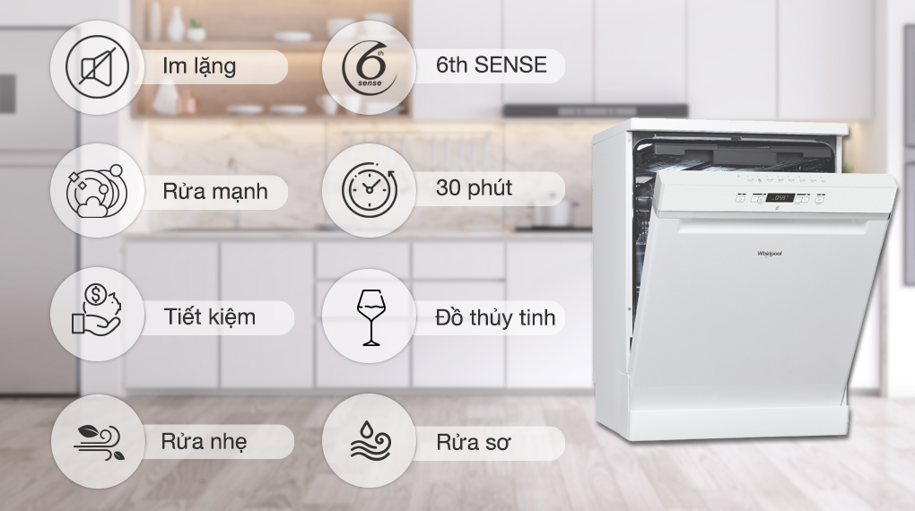 Bảo hành máy rửa bát Whirlpool tại nhà