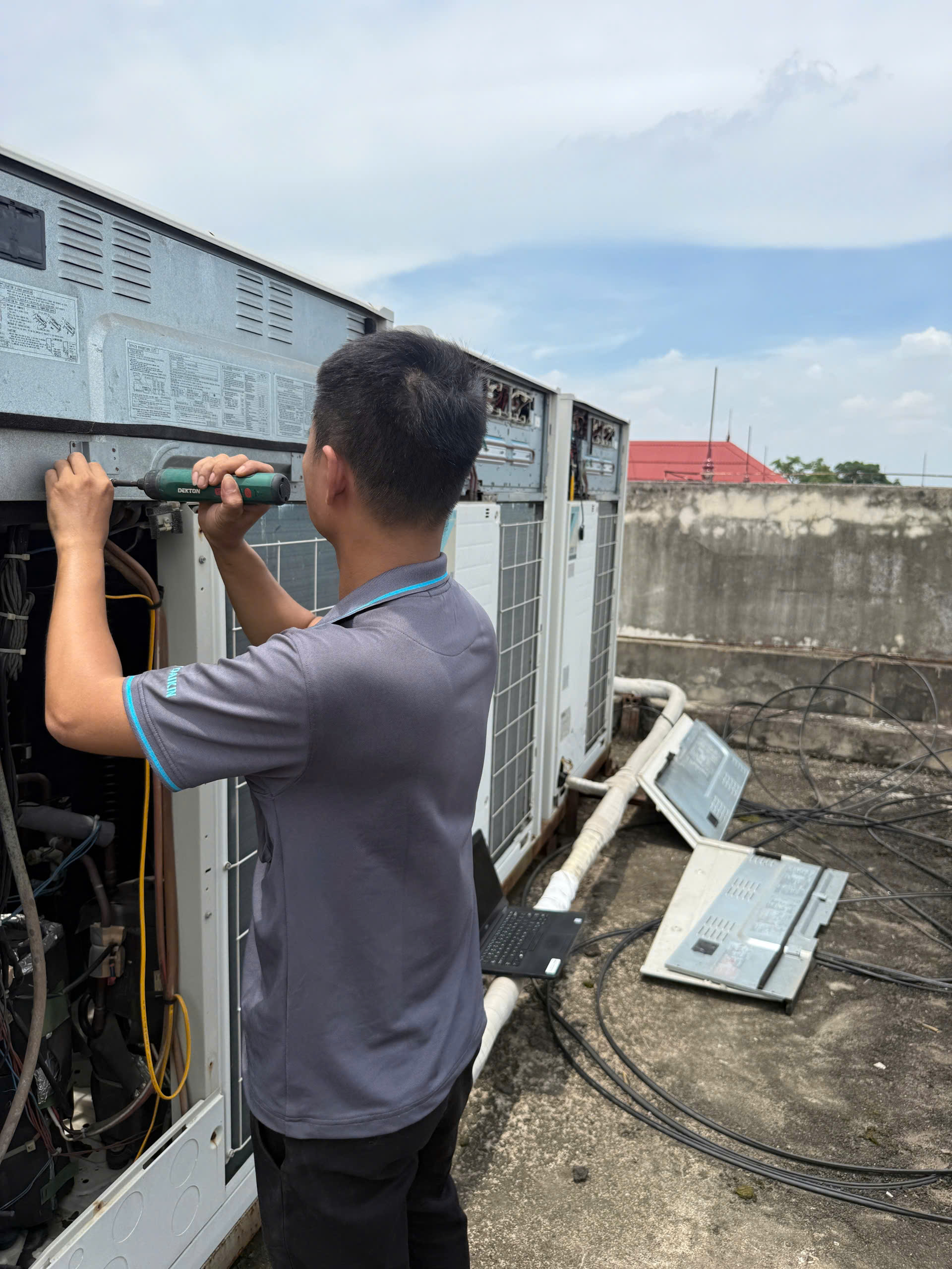 Dịch vụ sửa chữa hệ thống điều hòa LG multi, âm trần, VRF, VRV chuyên nghiệp