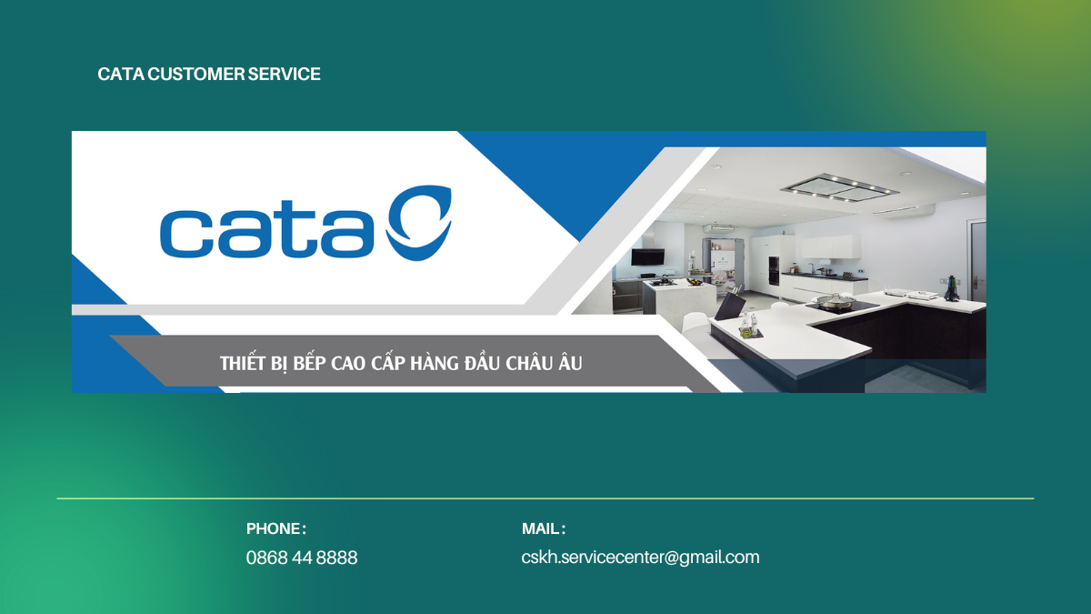 Thiết bị nhà bếp Cata mang không gian bếp châu Âu về ngồi nhà bạn