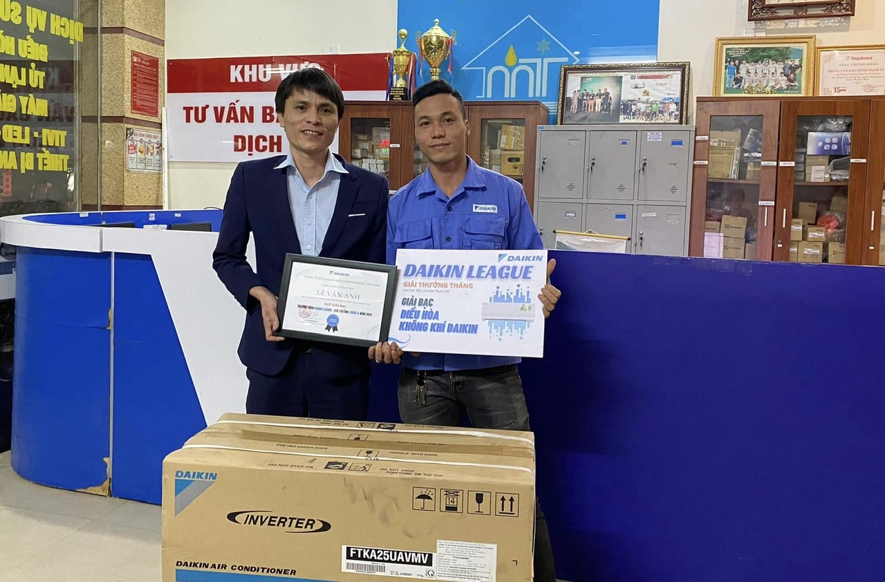 Trung tâm bảo hành sửa chữa điều hòa Daikin