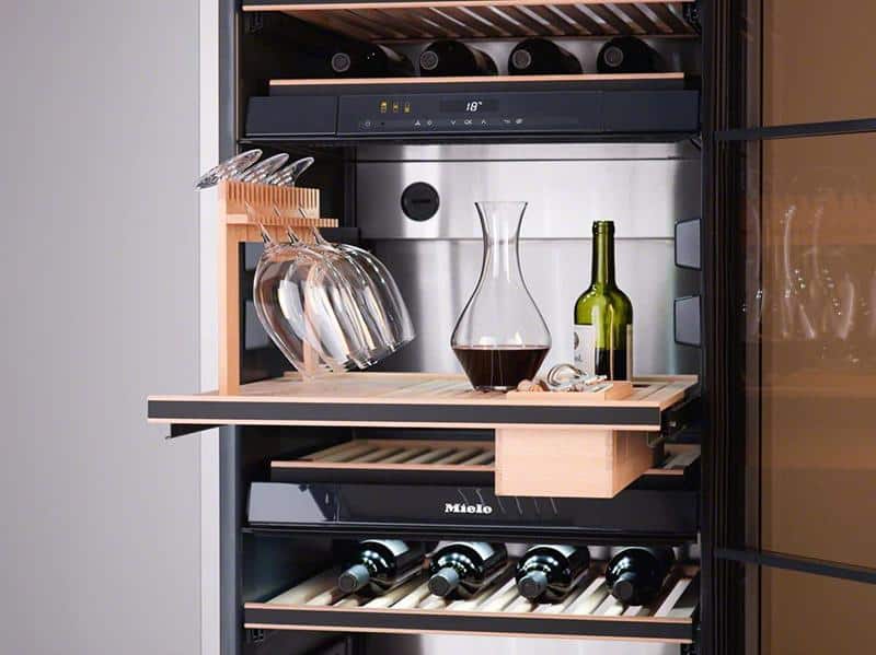 Tủ bảo quản rượu vang miele nhập khẩu xứng đáng với đánh giá 5 sao về chất lượng, mẫu mã cũng như công nghệ
