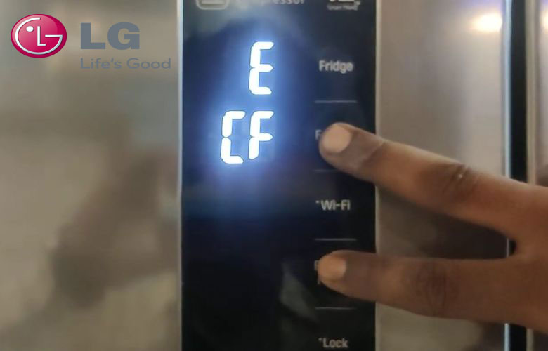 Tủ lạnh LG báo lỗi Er CF liên quan tới quạt giải nhiệt dàn nóng lốc máy nén