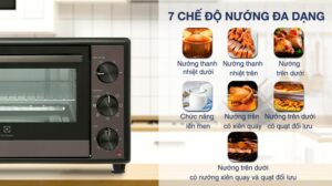 Lò nướng electrolux sự lựa chọn hoàn hảo cho không gian bếp