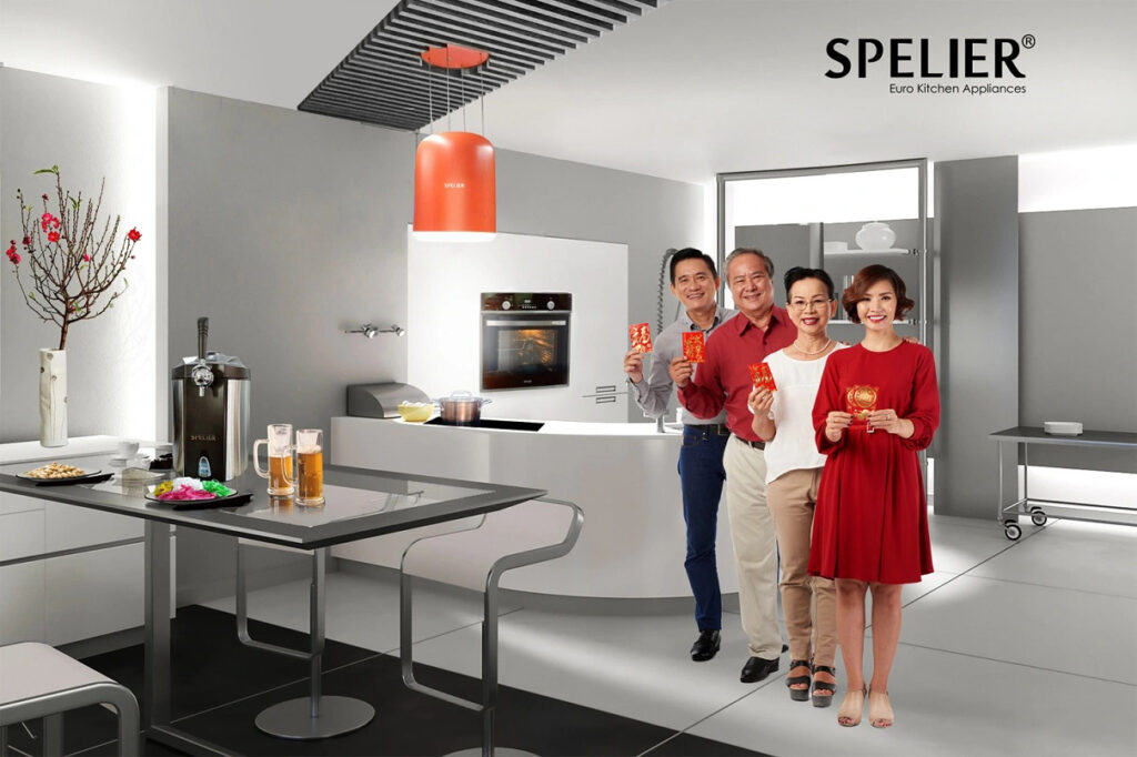 Spelier thiết bị nhà bếp thông minh hãy mang không gian bếp châu Âu tới ngôi nhà của bạn