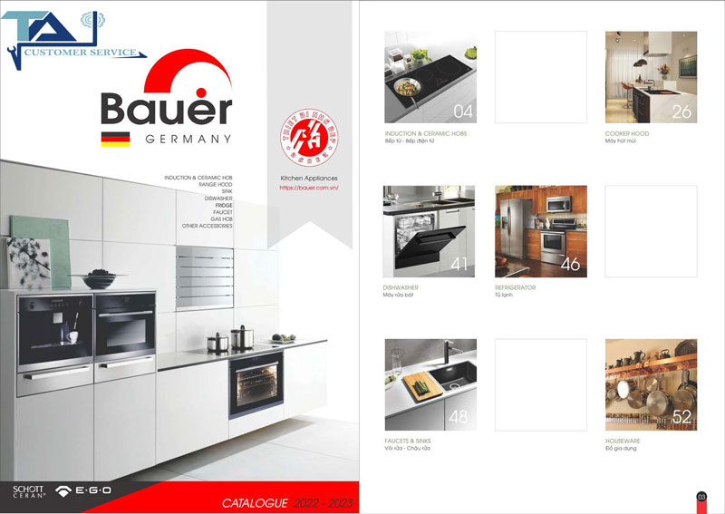 trung tâm bảo hành sửa chữa bauer
